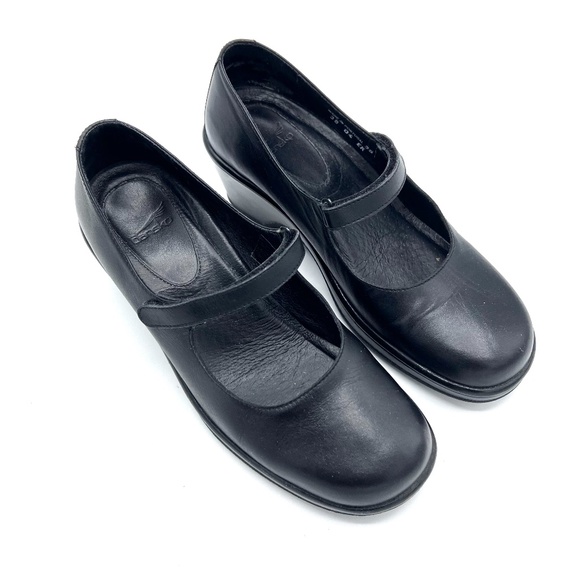 Dansko Mary Jane Black Leather Sandal Size 39 (US 8.5-9) - Picture 5 of 12